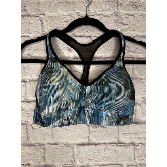 Lululemon Speed Up Sports‎ Bra Sun Dazed Multi Blue Size 6 - Picture 1 of 4